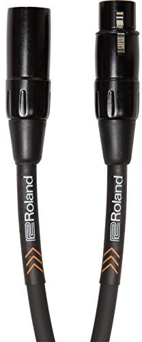 Cavo bilanciato per microfono Roland Black Series, 4,5 m/15 ft. - RMC-B15, Nero