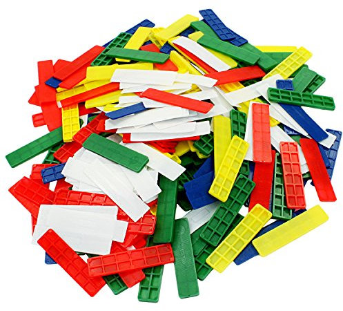 650 tlg Sortiment Verglasungsklötze SILISTO® bunt 1-6x24mm