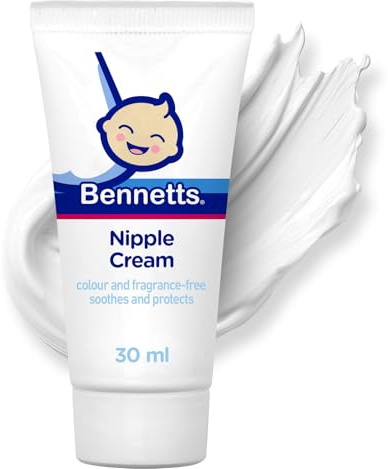 Bennetts Nipple Cream – Moisturizing Soothing Cream for Pregnant and Breast-feeding Mothers, 30ml