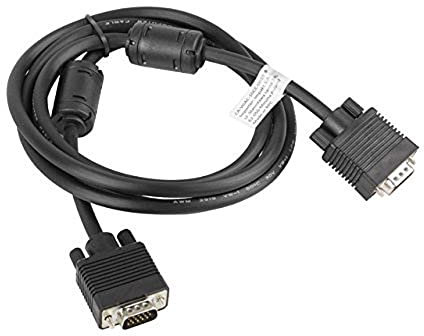 LANBERG CABLE VGA MACHO-MACHO CA-VGAC-10CC-0018-B - FERRITAS - NEGRO - 1.8 METROS