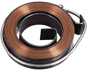 sourcing map Bohrfeder Vorschubfeder Federrückzugspulenfeder Baugruppe 1000mm 40x10x0,8mm de
