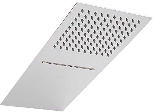 MILANO 200 x 500mm Wall Mounted Waterblade Shower Head Chrome