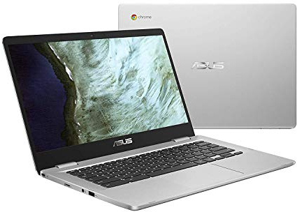 2019 ASUS Chromebook 15.6 FHD 1080P Touchscreen with Intel Quad Core Pentium Processor N4200, 4GB RAM, 64GB SSD Storage, Webcam, 802.11AC WiFi, Bluetooth, USB3.1 Type-C, Google Chrome OS-Silver