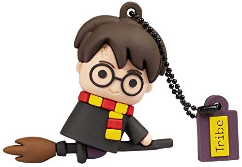 Tribe - Chiavetta USB 16 GB Harry Potter - Memoria Flash Drive 2.0, Personaggio Saga Harry Potter, Pennetta USB Compatibile con Windows, Linux e Mac