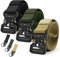 DOOPAI Taktischer Gürtel Herren Nylon Schnellverschluss Gürtel Herren 2er pack MilitärGürtel für Outdoor Arbeit Jagen