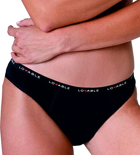 Lovable Period Panties Periodenunterwäsche Slip mit Normal Fluss (2er Pack) Damen