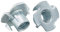Dadi con 4 punte in acciaio zincato a scelta in M4 M5 M6 M8 M10 (24 pezzi, M4 x 8 mm)