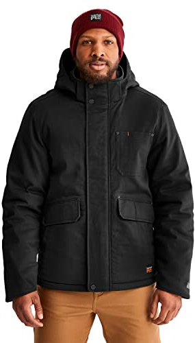 Timberland Herren Ironhide Hooded Insulated Jacket, Schwarz (Jet Black), XXL