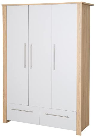 roba Kleiderschrank 'Matilda' 3 Türen, 2 Schubladen, Soft Close-Technik, Drehtürenschrank,