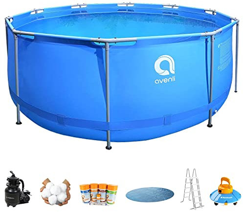 Avenli Frame Pool Rondo 366 x 122 cm - Komplettset Comfort Clean