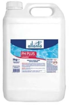 Correcteur ph plus liquide - 5 l en bidon 4 pièces Ailanto