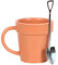 Garden-Themed Mug Set - Potting Shed Range Mug with Plant Pot Design, Ceramic Tea Mug & Mini Shovel Spoon - Perfect Garden Decor Gift Set