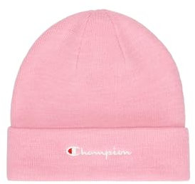 Champion Unisex Lifestyle Caps (806064) -Recycled Acrylic Knitted Yarn Embroidered Script Logo Beanie-Mütze, Rosa (PS146), One Size