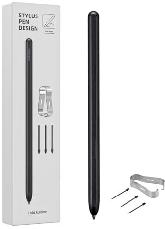 Galaxy Fold 5 S Pen, stylet avec 3 embouts de rechange pour Samsung Galaxy Z Fold 5 Stylet pour Fold 4 Pen Fold 3 Touch Pen (pas de Bluetooth)