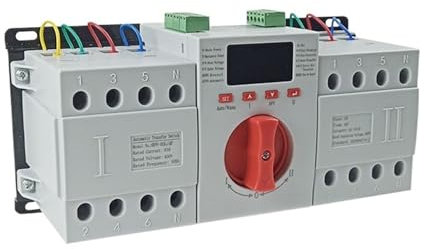 Commutateur de transfert automatique ATS triphasé RP6-63L, commutateurs manuels(60A)