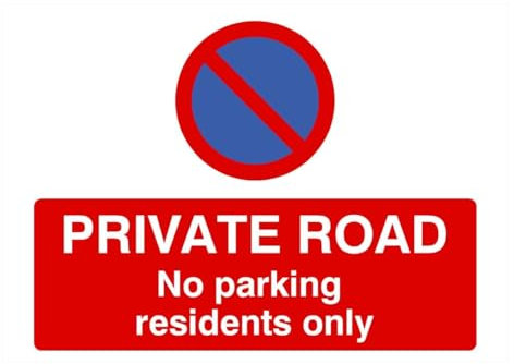 Camino Privado Solo Residentes En Cualquier Momento Paisaje Señal De Advertencia Metal Cartel Decoración Chapa Vintage Vintage Carteles De Pared De Metal Para Pub Hogar Tienda S