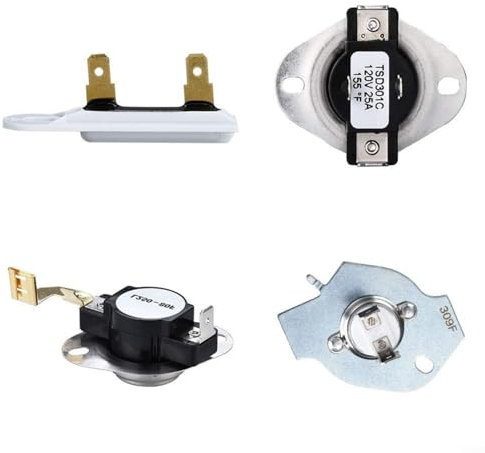 Kit de repuesto de fusible térmico de termostato de secadora 3977393 3392519 3977767 3387134 Kit de repuesto de fusible térmico de termostato de secadora