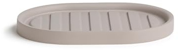 Möve Serenity Seifenschale 12 x 8,5 x 1,5 cm aus Polyresin, Cashmere