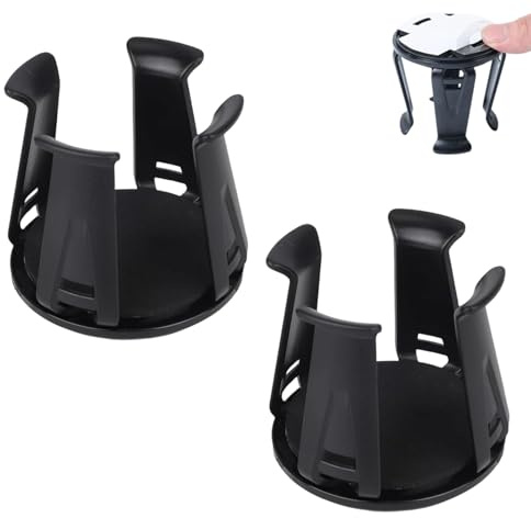 2PCS Car Cup Holder Expander, Car Cup Holder Insert, Secure Drink Holders for Cars, Cup Holder for Cars Ideal for Driving and Travel, 6.5x7.5cm