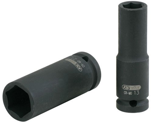 KS Tools 515.1125 1/2 Sechskant-Kraft-Stecknuss, lang, 25mm