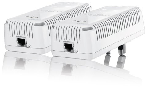 Devolo dLAN 500 AVplus Starter Kit (2x HomePlug AV-Adapter, Netzwerk aus der Steckdose) weiß
