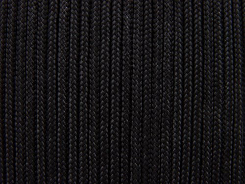 WEBandBUY 4 Meter Flechtschnur Farbe: Schwarz Dicke 2mm Fallschirmschnur Fallschirmseil para.-Cord