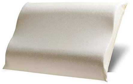 Ergonomisches Nackenkissen aus Latex, 100 % hochwertiges Kissen / Kopfkissen (Höhe 65 x 40 x 12/8/10 cm)