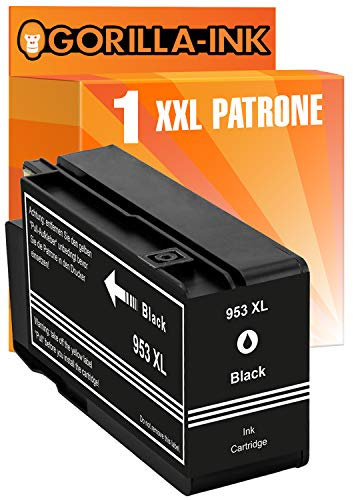 Gorilla-Ink 1 Druckerpatrone XXL passend zu HP 953XL Black | Für HP OfficeJet Pro 7720 7730 7740 WF 8210 8216 8218 8710 8715 8718 8719
