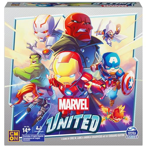 Spin Master Games Marvel United Super Hero Kooperatives Strategiespiel für Erwachsene und Kinder ab 8 Jahren