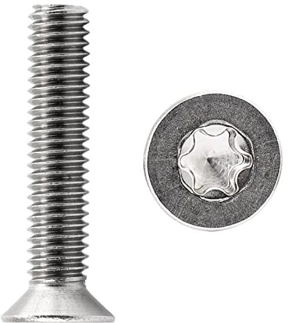 FASTON® Senkkopfschrauben M2x6 mit InnensechsrundTX DIN 965 Edelstahl A2 V2A (50 Stück) Kreuzschlitzschraube Senkkopf Schrauben Gewindeschrauben Vollgewinde (ISO 7046)