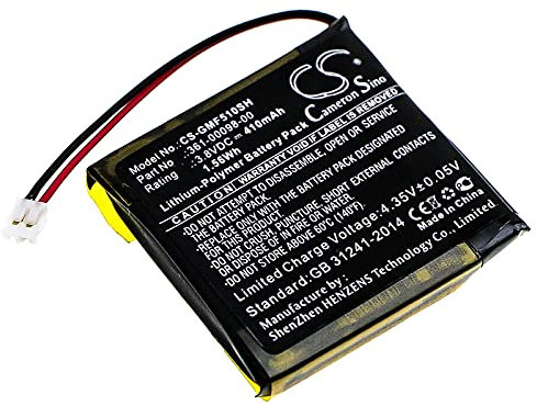 TECHTEK battery compatible with [Garmin] Fenix 5s Plus, Fenix 5X, Fenix 5X Running replaces 361-00098-00