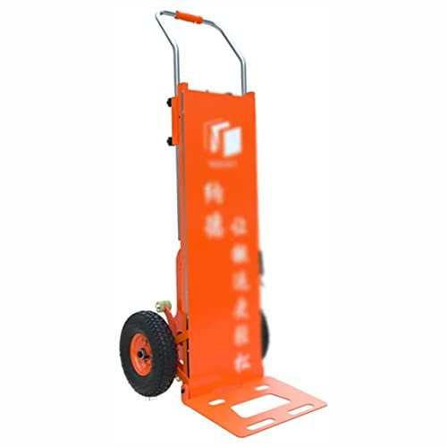HanPiaoLiang Treppensteiger Sackkarre Elektrisch Trolley 200 kg Tragkraft Und 48V/12AH Abnehmbarer Akku, Wagen mit 800 W Motor - S-f?rmiger Stützarm Arbeitssparender Handwagen