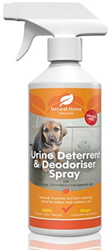 Eco Urine Deterrent & Deodoriser Spray Urine Stop for Cat Dog Repellent Stop Cats Dogs Repeat Marking Indoors Outdoors 100% Natural Enzyme Urine Destroyer 500ml