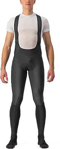 Castelli 4521517 VELOCISSIMO 5 BIBTIGHT Leggings Uomo Black/Electric Lime XL