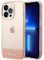 CG MOBILE Guess Phone Case for iPhone 14 Pro Max in Pink Translucent Double Layer, Anti-Scratch PC/TPU, Comfortable & Durable Hard Case with Accessible Ports, Shock Absorption & Signature Logo