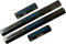 EAGLEG Auto Edelstahl Einstiegsleisten Für NIS-san Qashqai J10 J11 J12 2016 2017 2018 2019 2020 2021 2022 Tuning Zubehör 4 STÜCKE Auto Scuff Plate Türschwelle Sill Aufkleber,Blue