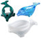 Jauhmui Seifenschale Silikonform,Seife Drain Harzform,Seifenhalter Gießform,Soap Box Resin Mold,DIY Seifenhalter Form,Epoxid Harz Form,Seifenablage Harz Aufbewahrungsbox,Abfluss Seifen Kiste (Delfin)