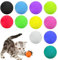Bewudy Katzenspielzeug Bälle - 12 Stück Weicher Interaktiver Katzenball für Indoor-Kätzchen - Schaumstoff Schwamm Spielen Ball (4cm)