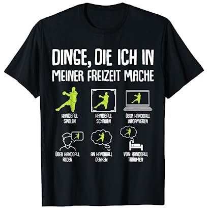 Handballer Handball Jungen Kinder Herren T-Shirt