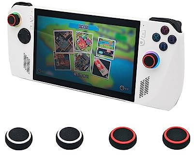 Agarres para Pulgar de Controlador para Rog Ally Consola, Cubierta de Silicona para Empuñaduras de Pulgar para Protector de Joystick ROG ALLY Accesorios (4uds.)