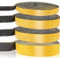 LANUCN Kamin Dichtband, Selbstklebend Dichtung für Kaminofen, Ofenrohr, Kamintür, Schornsteinverlängerung, Smoker, Hitzebeständiger Ofendichtschnur (6mm x 25mm x 2m)