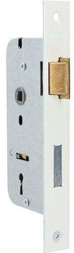 Nemef serrure de porte 66/2 72mm blanc gauche