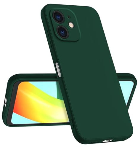 Longstong Handyhülle Kompatibel mit iPhone 11 (6.1), Stoßfest Personalisiert Schlank Minimalistisches Design - Dunkelgrün