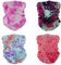 SMEHCF 4 Bandanas Polyvalents pour Femmes Hommes Bandeau Cagoule Cheveux Foulard Visage Demi Masque Cache-Cou Respirant Réutilisable Lavable Papillon