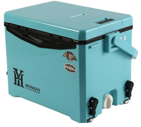Neamou Cooler Box - Lightweight Insulated Ice Chest - Travel Cooler for Beverages, Picnics, Barbecues, Boats, Keeps Drinks Cold and Freshing