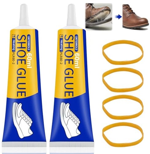 Miioto 120ml Colle pour Chaussure, Colle Chaussures Semelle Extra Forte, Colle Semelle Chaussure, Colle Tout Matériaux, pour Semelles, Talons, Cuir, Imperméable