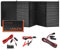 VoltX 100W Solarpanel, Faltbares 12V Monokristallinen Solarmodul mit Laderegler (2 USB Ausgang+1 Type C) und Kabel, Tragbare Solartasche Kit (ONLY 3,1kg) für Camping, Boot und Adventure