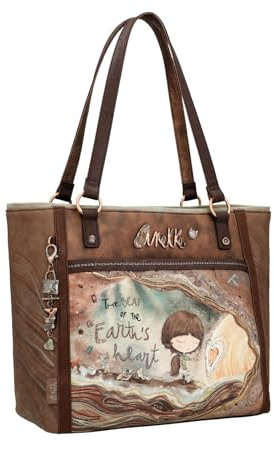 Anekke Shopping Core Schultertasche, Maße: 40-31/29/16 cm, Zubehör und Accessoires für Damen, Mehrfarbig