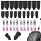 Naseom 20 Pièces Clou de Réparation de Pneu, Kit de Réparation de Pneu pour Voiture, Moto et Véhicules sans Chambre à Air (10S + 10L)