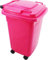 The-Wheelie-Bin-Company 30 Litre Miniature Wheelie Bin Pink with Castors